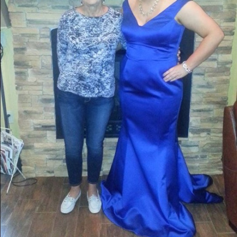 Royal Blue Jovani Prom Dress